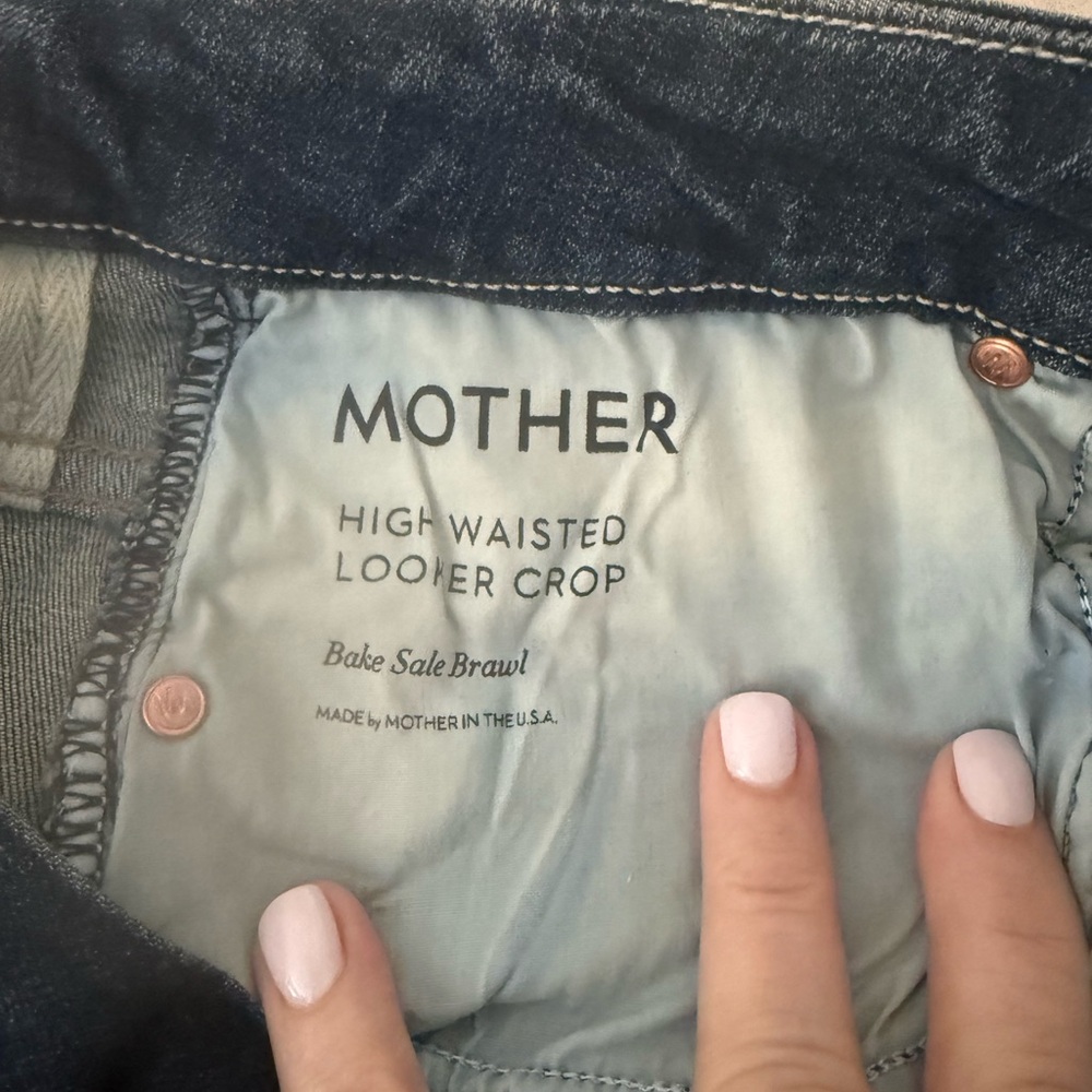 MOTHER high waisted looker crop - Picture 4 of 5